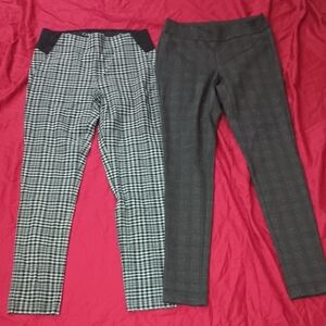 Calvin Klein Woman's Plaid Pants Bundle Size XS Professional Like New 🌺